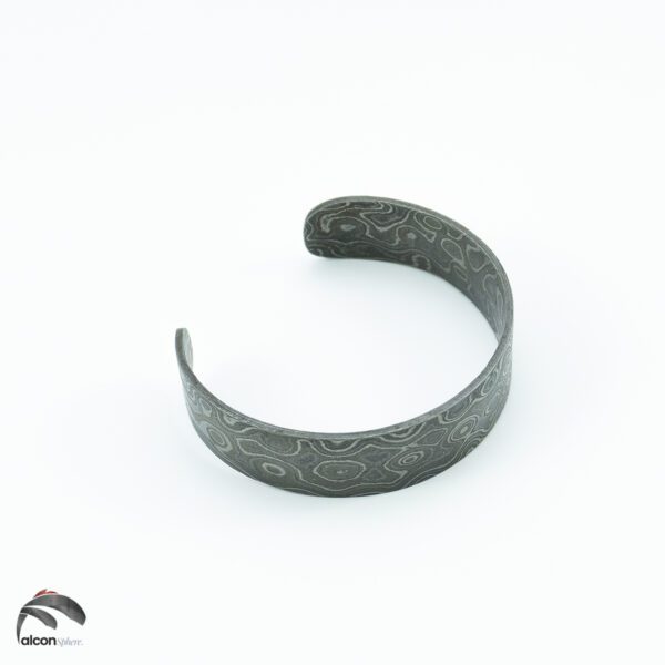 Damascus Steel Handmade and Hand Forged Contemporary Bracelet Gift for Men and Women (Full Tang) - Image 4