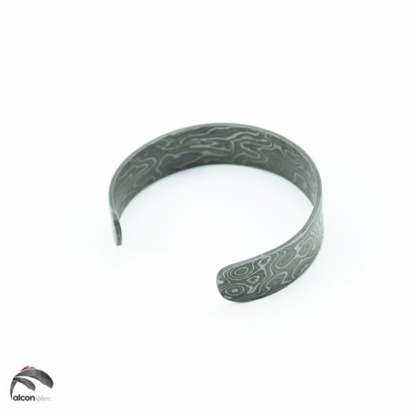 Damascus Steel Handmade and Hand Forged Contemporary Bracelet Gift for Men and Women (Full Tang) - Image 3