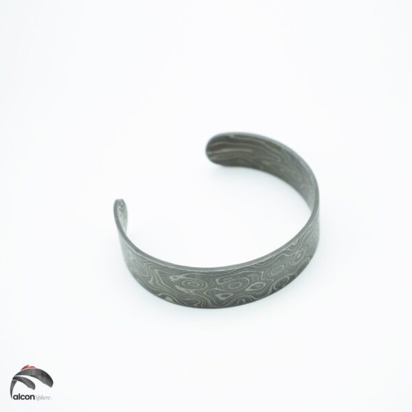 Damascus Steel Handmade and Hand Forged Contemporary Bracelet Gift for Men and Women (Full Tang) - Image 2
