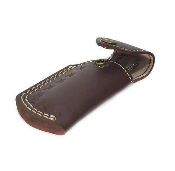 8 inch Damascus Steel Custom made Camping Utility Pocket Folder Knife, Rosewood - Image 5