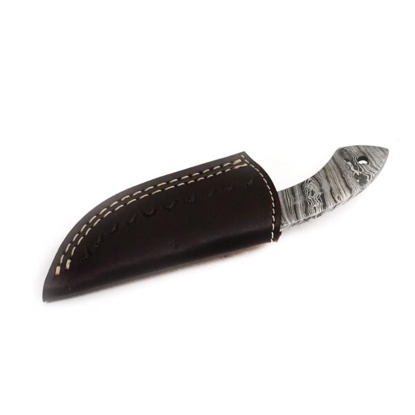 7.5 Inch Damascus Steel  Handmade Hunting Camping Trekking Collectible Knife Blank Blade ( Full Tang) Holiday Gift Sale - Image 5