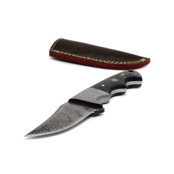 7 Inch Damascus Steel Handmade Groomsmen Gift Collectible Camping Utility Knife Engraved Christmas Day Gift Holiday gift sale - Image 4