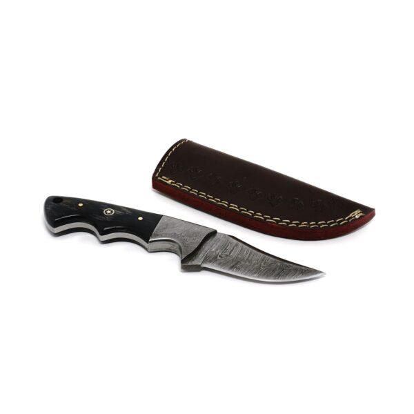 7 Inch Damascus Steel Handmade Groomsmen Gift Collectible Camping Utility Knife Engraved Christmas Day Gift Holiday gift sale - Image 6