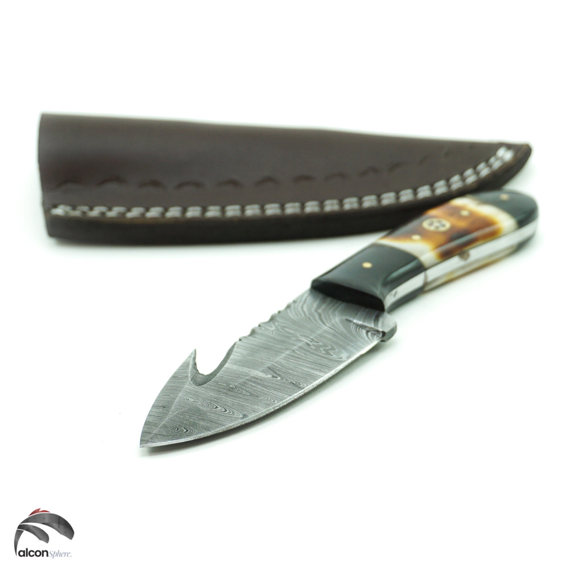 8 Inch Damascus Steel Handmade Gift for Him Utility Tool Knife Kitchen Accessories Engraved Christmas Day Gift - Image 4