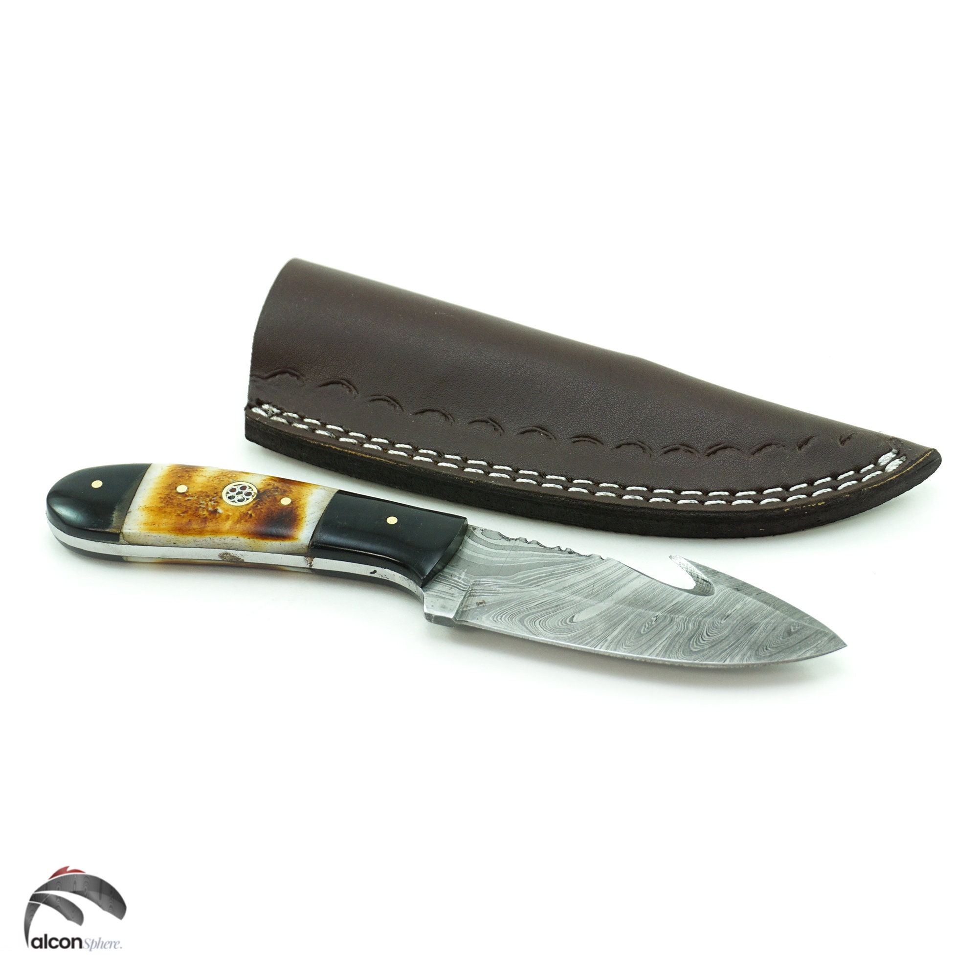 8 Inch Damascus Steel Handmade Gift for Him Utility Tool Knife Kitchen Accessories Engraved Christmas Day Gift - Image 6