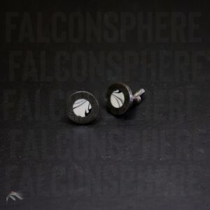 Damascus Steel Handmade Contemporary and Formal Round Cufflinks with Epoxy Resin, Gift for Him