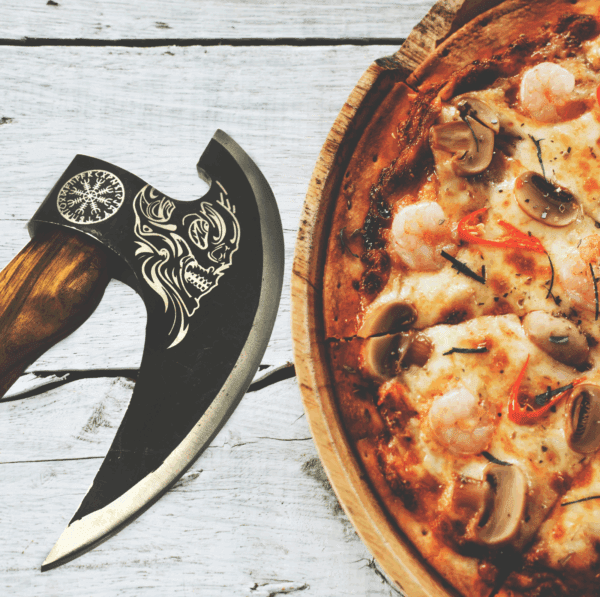 Pizza Axe Cutter Ultra Sharp Stainless Steel Blade Ideal for Home Commercial - Image 4