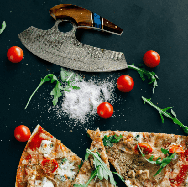 Handmade Ulu Cutter, Pizza Axe, Birthday Gift For Men, Fathers Day Gift - Image 4