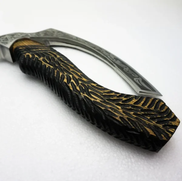 Handcrafted Viking Carbon Steel Pizza Axe Hatchet Perfect Gift for Birthdays - Image 6